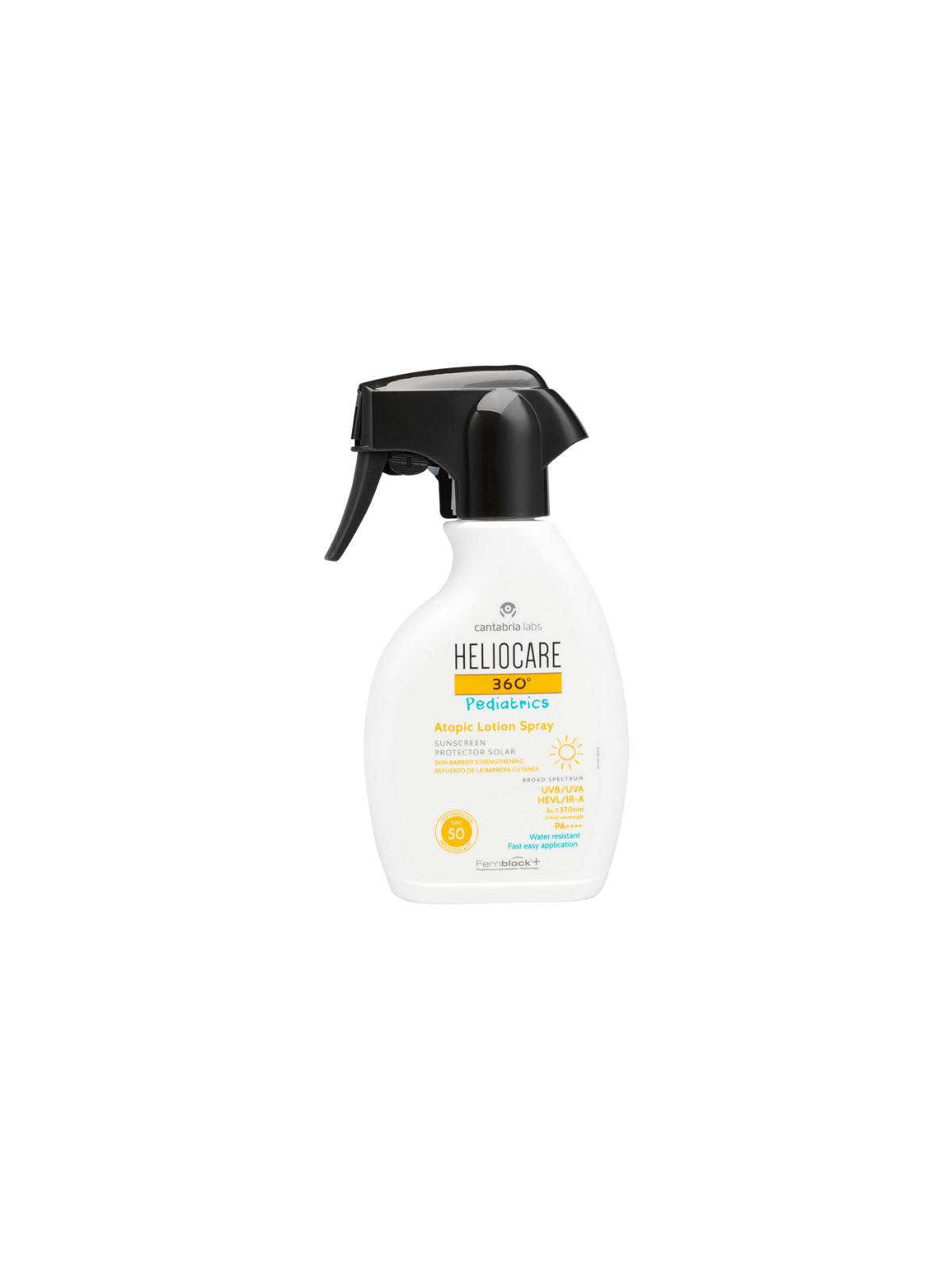 Heliocare 360º pediatrics atopic lotion spray spf 50