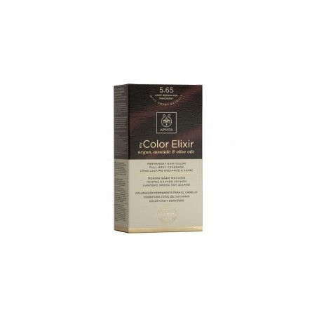 Apivita color elixir 5.65 castaño claro caoba