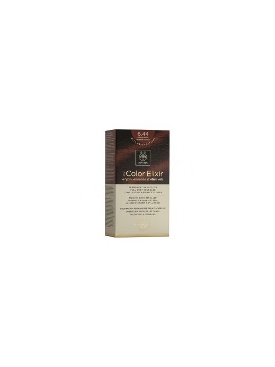 Apivita color elixir 6.44 rubio oscuro cobrizo intenso