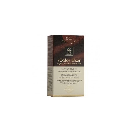 Apivita color elixir 6.44 rubio oscuro cobrizo intenso