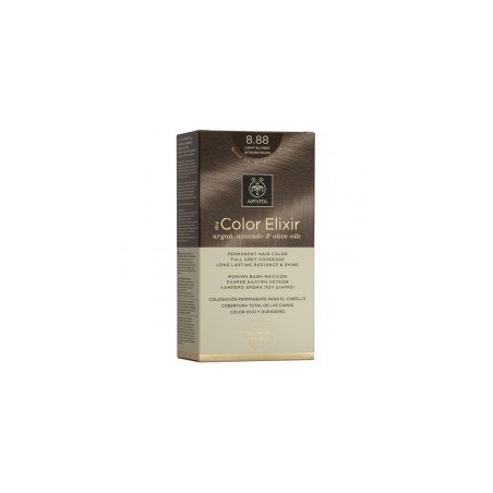 Apivita color elixir 8.88 rubio claro perlado intenso