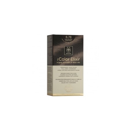 Apivita color elixir 6.78 rubio oscuro arena perlado