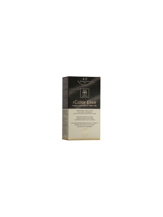 Apivita color elixir 4.11 castaño ceniza intenso