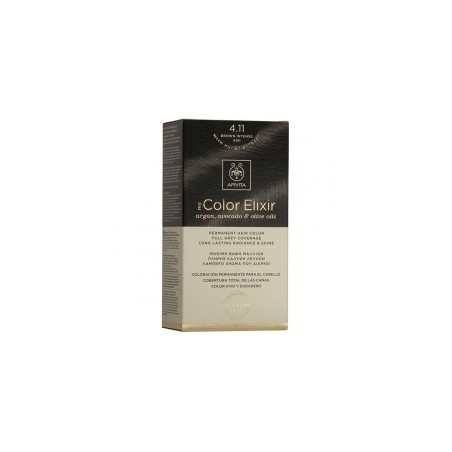 Apivita color elixir 4.11 castaño ceniza intenso