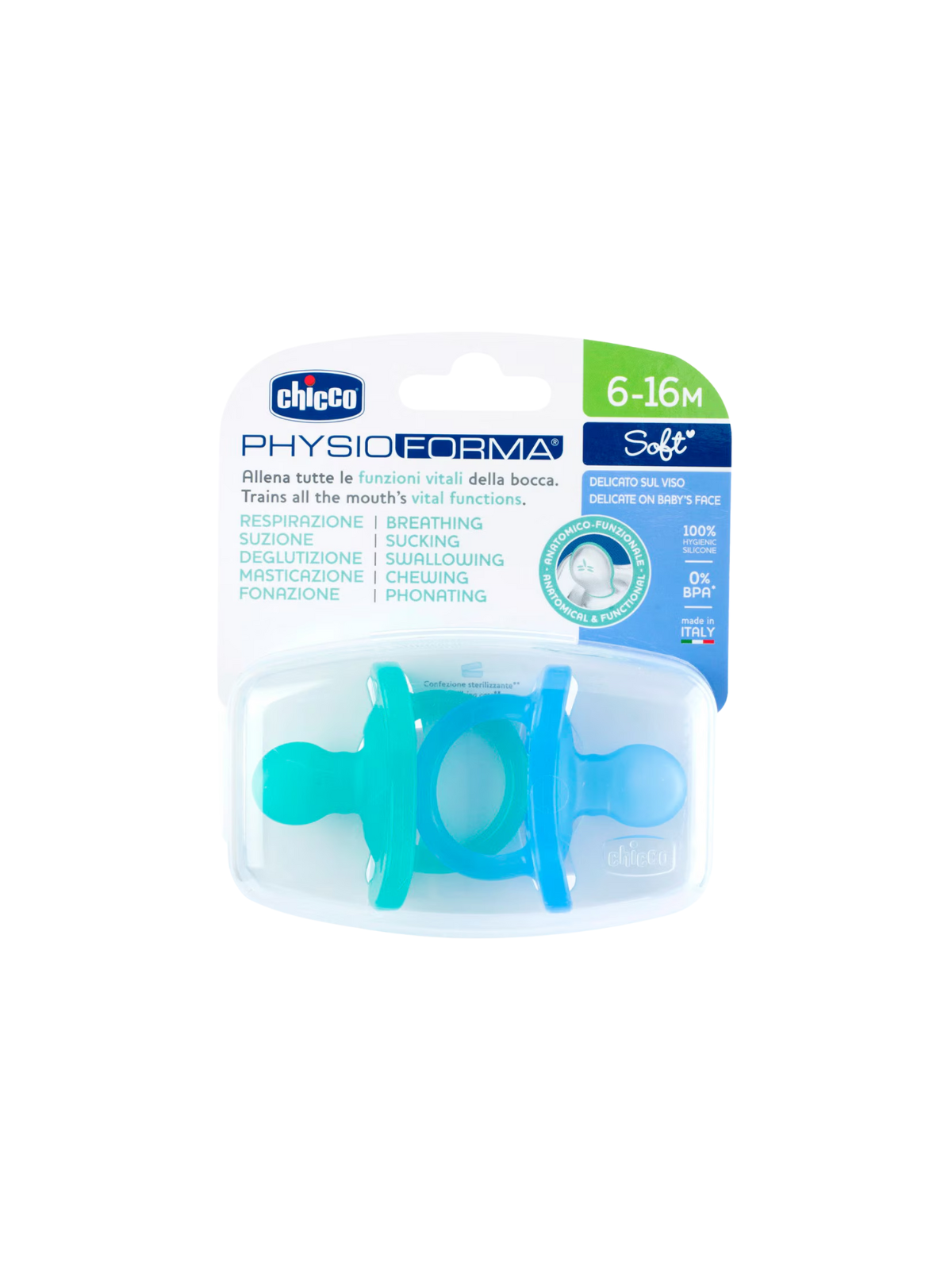 Chicco physio soft todogoma chupete silicona  6-16 meses