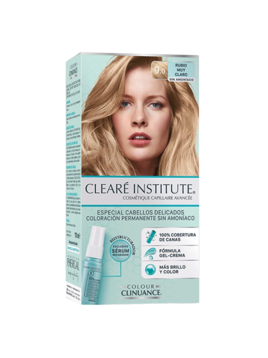 Clearé institute colour clinuance 9.0 rubio muy claro