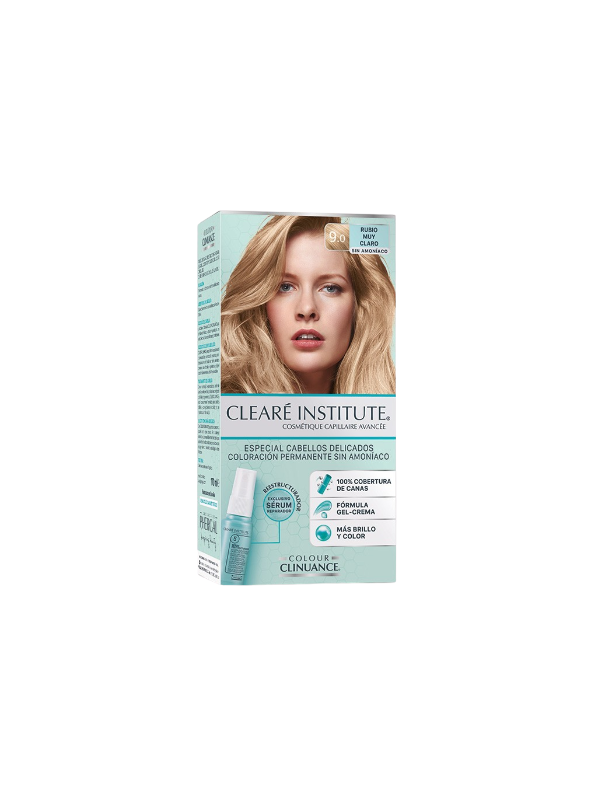 Clearé institute colour clinuance 9.0 rubio muy claro
