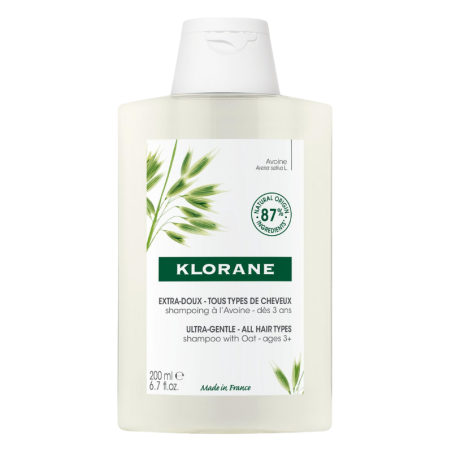 Klorane champu a la leche de avena  200 ml extr