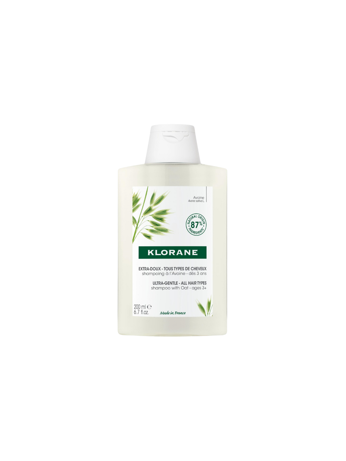 Klorane champu a la leche de avena  200 ml extr