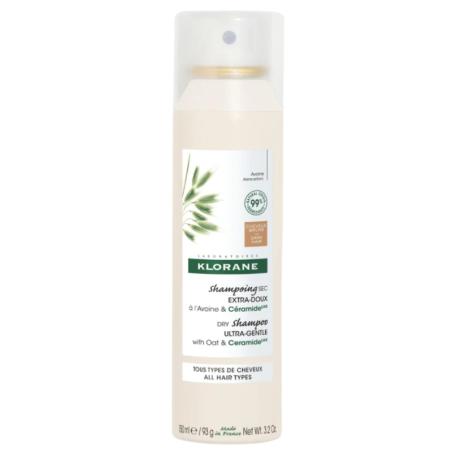 Klorane champu seco a la leche de avena cabello moreno 150 ml