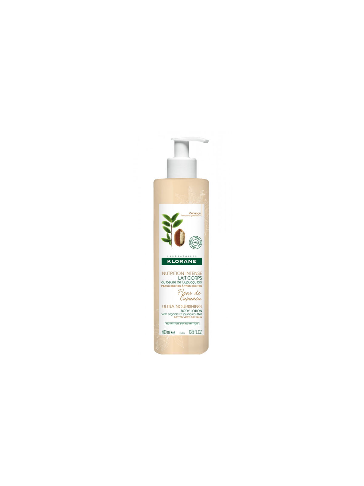 Klorane leche fleur de cupuaçu 400 ml