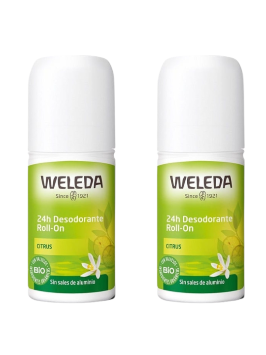 Weleda duplo roll on citrus 50 ml + 50 ml