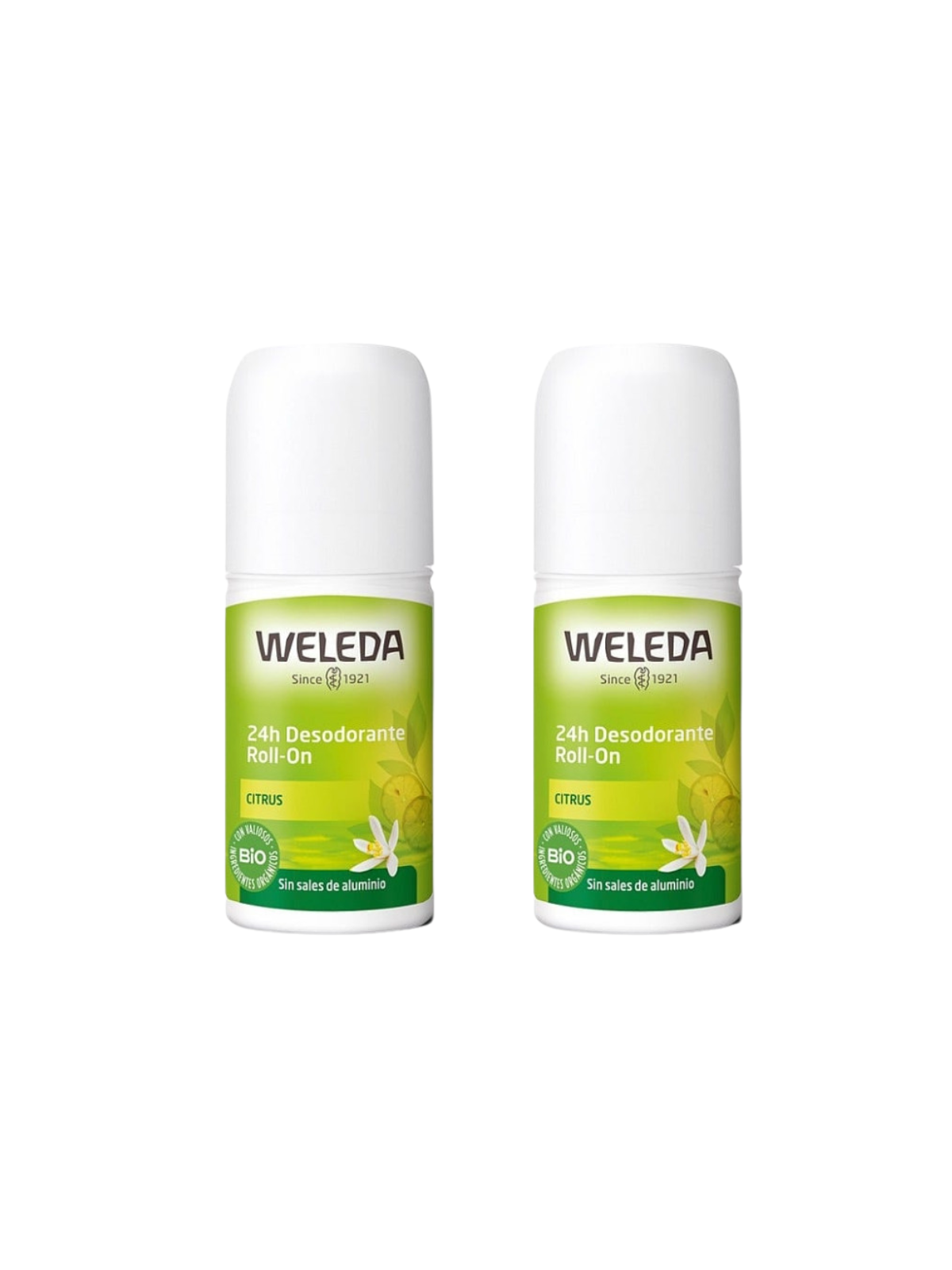 Weleda duplo roll on citrus 50 ml + 50 ml