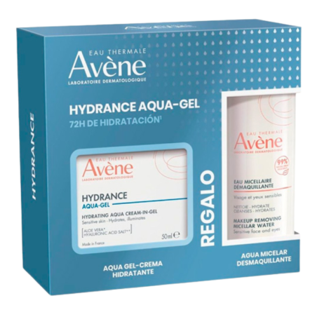 Avene pack hydrance aqua gel crema + regalo agua micelar 100ml