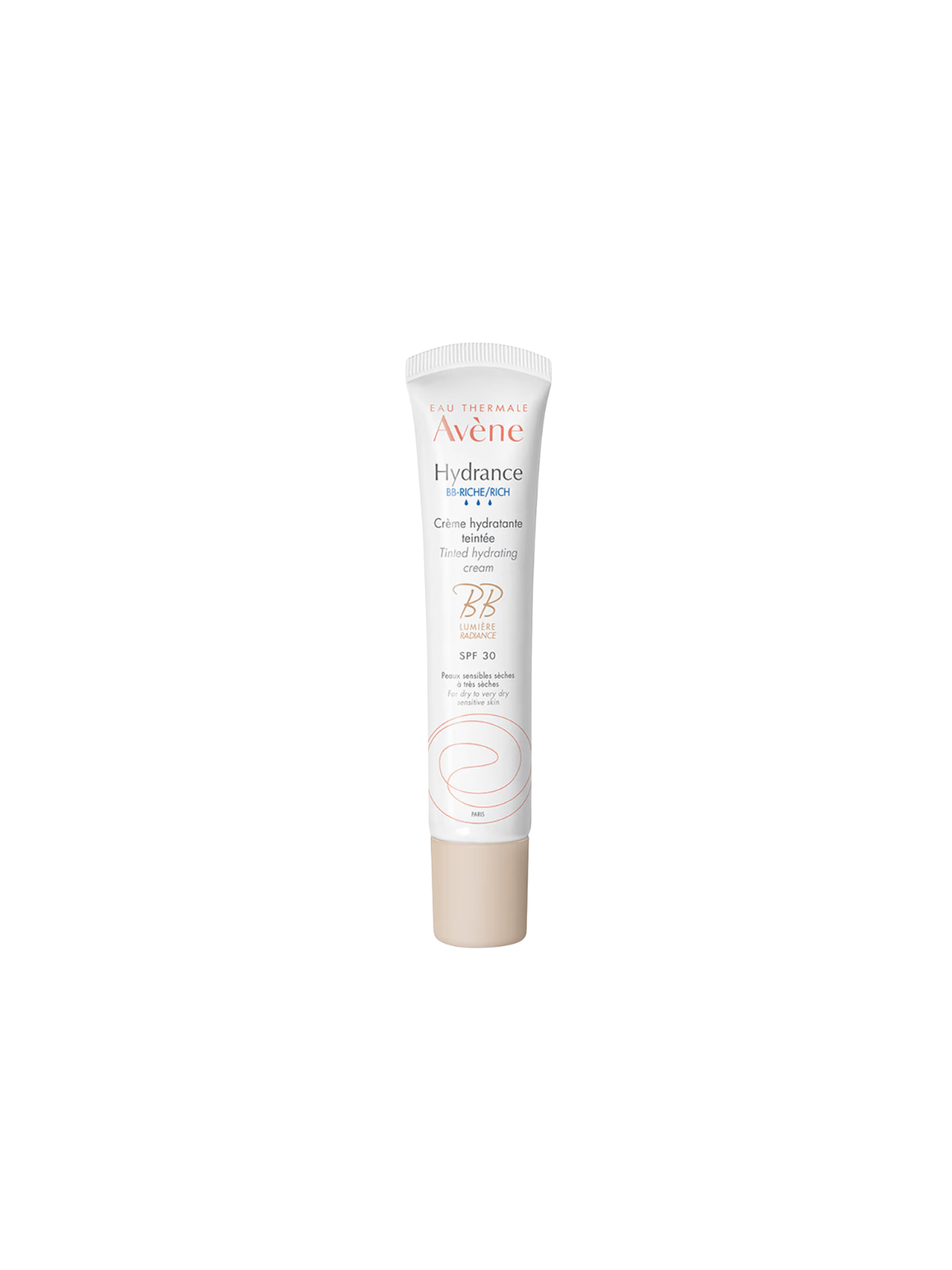 Avene hydrance bb-rica crema hidratante spf 30 con color