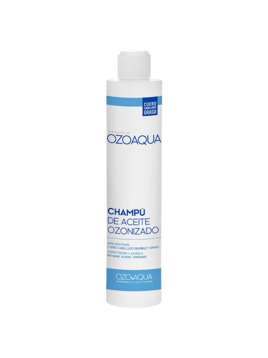 Ozoaqua Champú de Aceite Ozonizado Cuero cabelludo sensible y graso