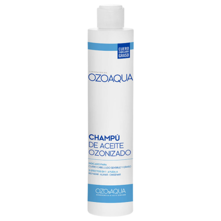 Ozoaqua Champú de Aceite Ozonizado Cuero cabelludo sensible y graso