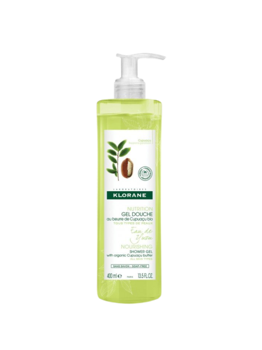 Klorane gel de ducha eau de yuzu 400 ml