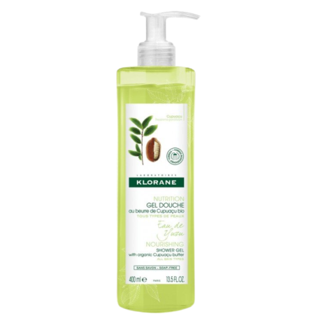 Klorane gel de ducha eau de yuzu 400 ml