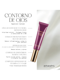 Atashi cellular cofre línea antioxidante contorno e hidratante