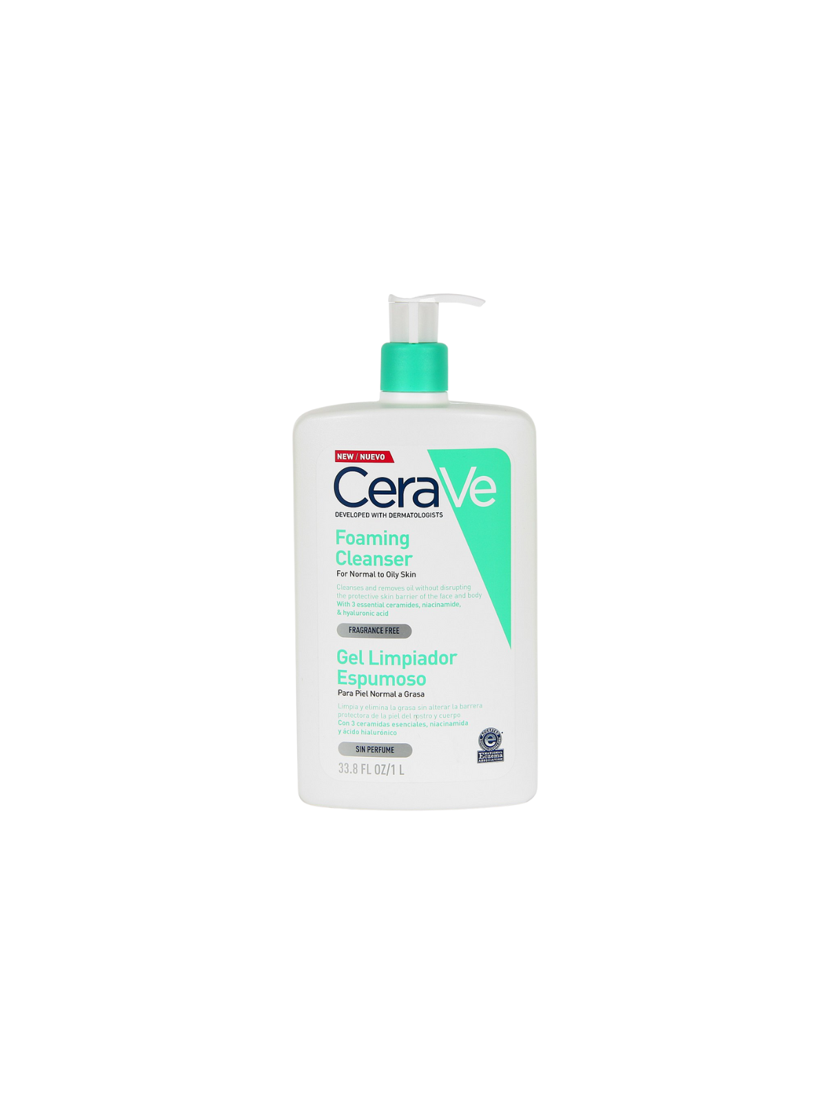 Cerave gel limpiador espumoso 976 ml