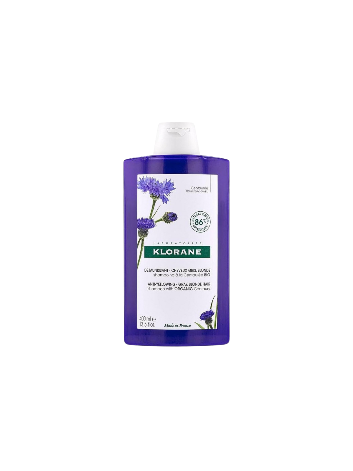Klorane champu a la centaurea 400 ml