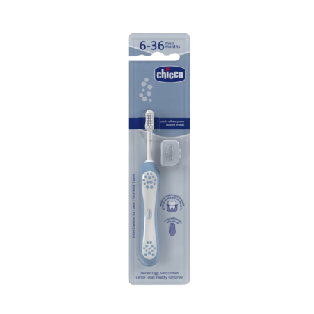 Chicco cepillo de dientes azul 6- 36 meses