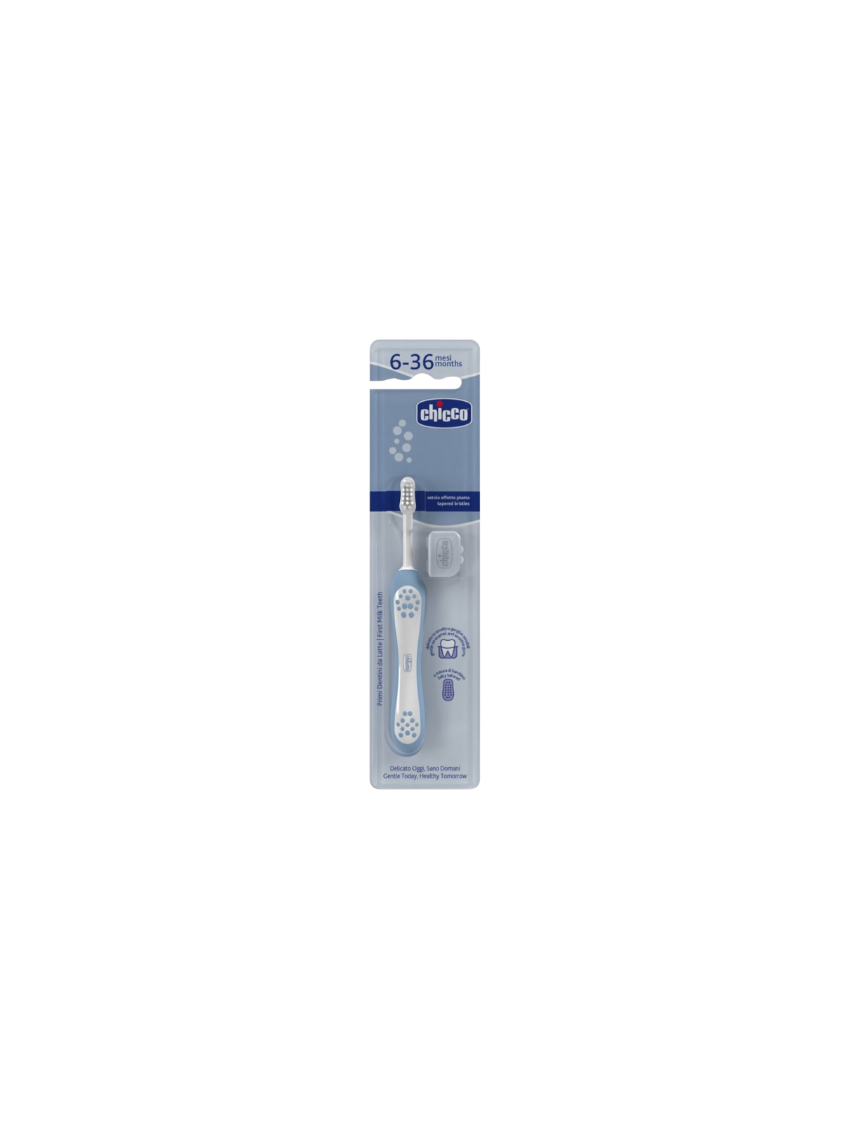Chicco cepillo de dientes azul 6- 36 meses