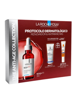 La Roche-Posay Pack Retinol B3 Sérum 30 ml + Mela B3 Double Dose 15 ml + Anthelios UVMune 400 Antimanchas SPF50+ 15 ml