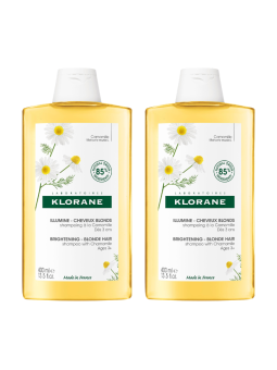 Klorane champu camomila cabellos rubios duplo 2x400ml