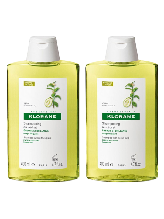 Klorane duplo champu a la pulpa de cidra 400 ml