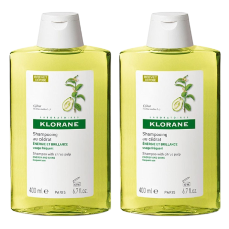 Klorane duplo champu a la pulpa de cidra 400 ml