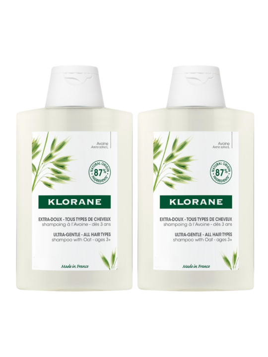 Klorane duplo champu avena extrasuave 400 ml