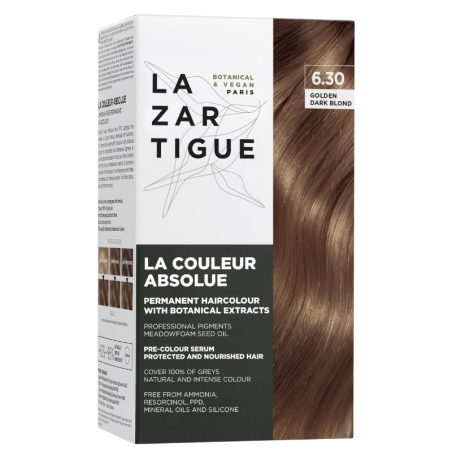 Lazartigue coloracion absolute 6.30 rubio oscuro dorado