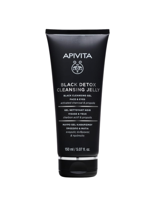 Apivita black detox cleansing jelly 150ml