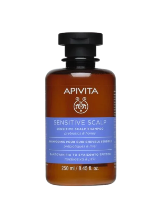 Apivita champu para cuero cabelludo sensible 250ml