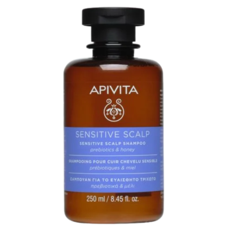 Apivita champu para cuero cabelludo sensible 250ml