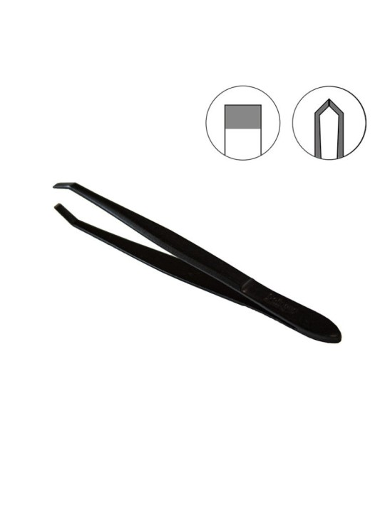 Disna pinza depilar profesional solingen negra 9 cm