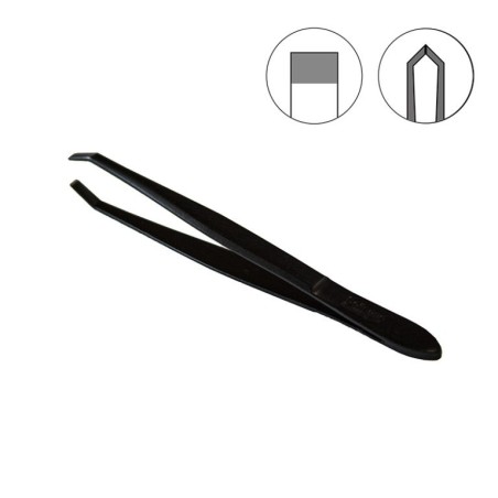Disna pinza depilar profesional solingen negra 9 cm