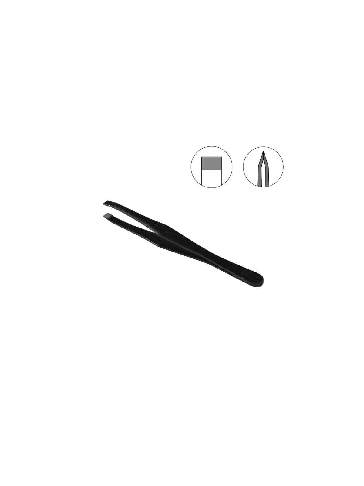 Disna pinza depilar solingen negra 8 cm