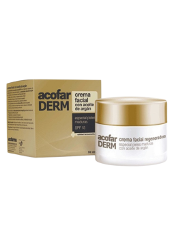 Acofarderm crema facial con aceite de argán spf 15