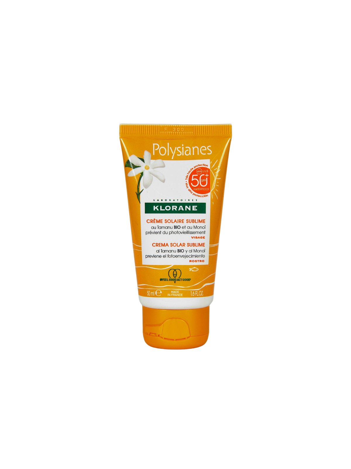 Klorane polysianes solar sublime spf 50 crema 50 ml