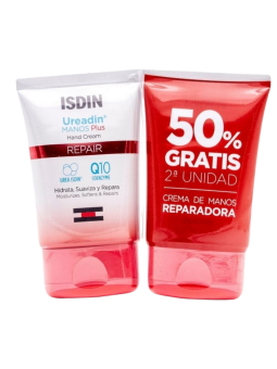 Isdin ureadin plus crema manos reparadora duplo