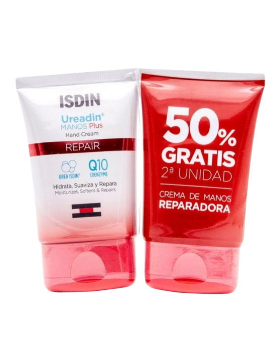 Isdin ureadin plus crema manos reparadora duplo