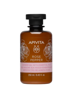 Apivita gel ducha rose pepper 250 ml