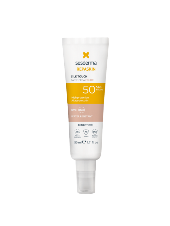 Sesderma Repaskin fotoprotector spf 50 tacto seda color 50 ml