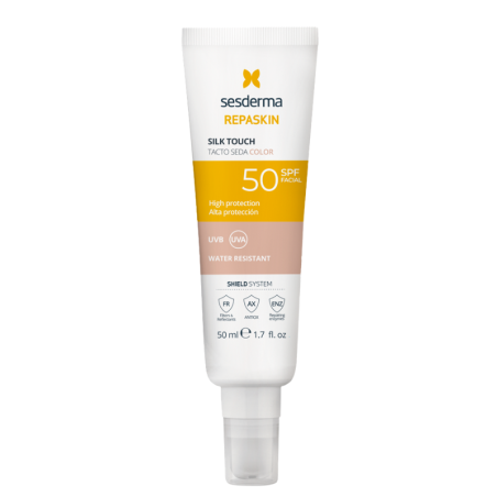 Sesderma Repaskin fotoprotector spf 50 tacto seda color 50 ml