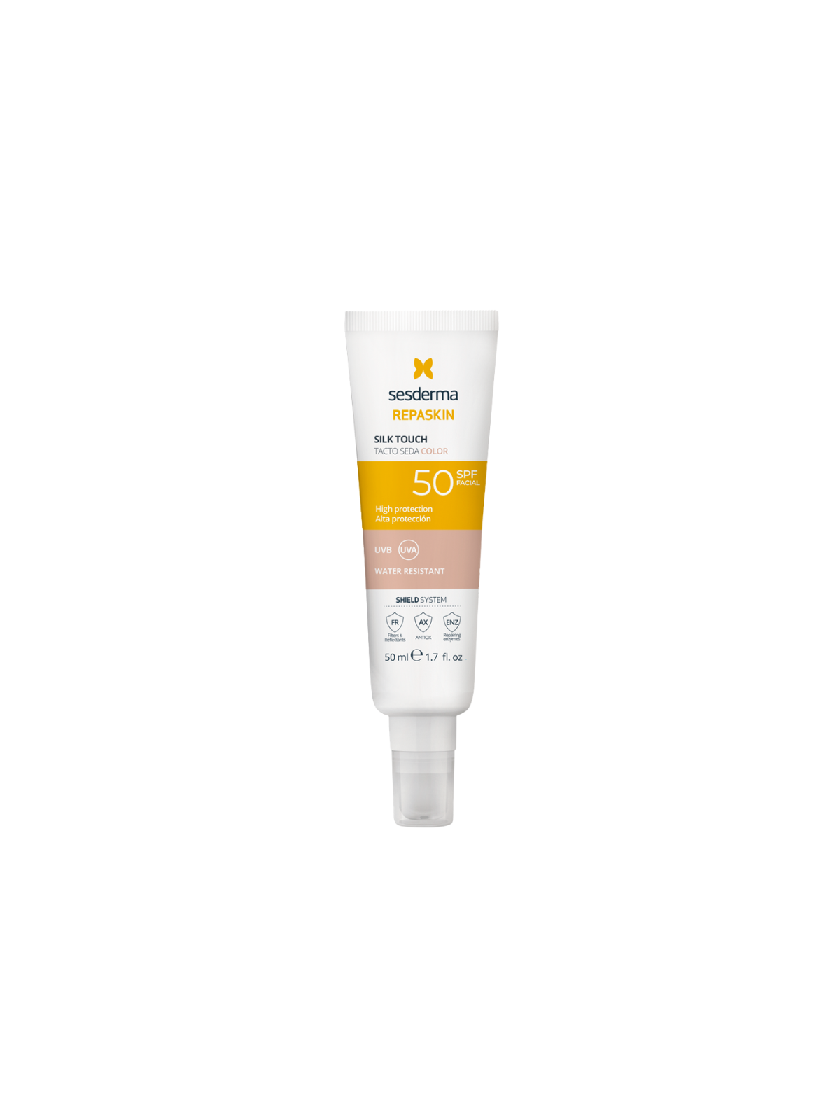 Sesderma Repaskin fotoprotector spf 50 tacto seda color 50 ml
