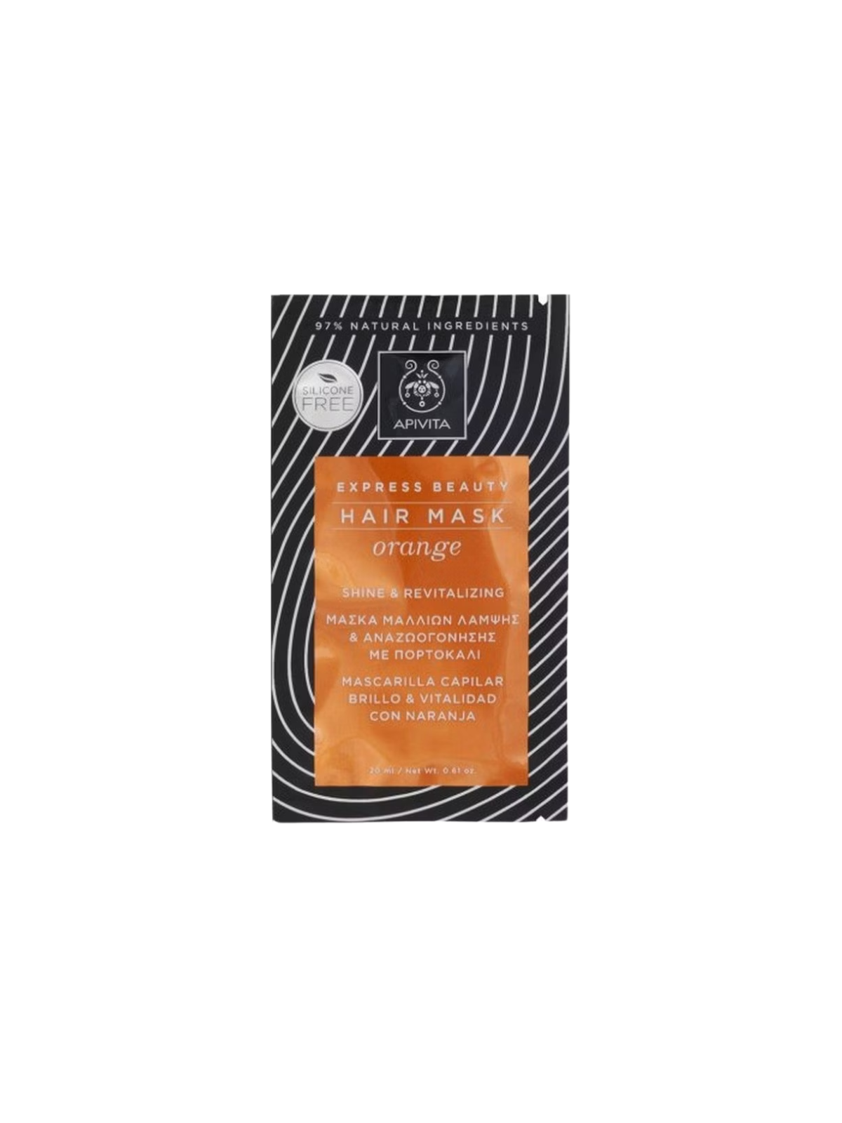 Apivita hair mask orange express 20ml