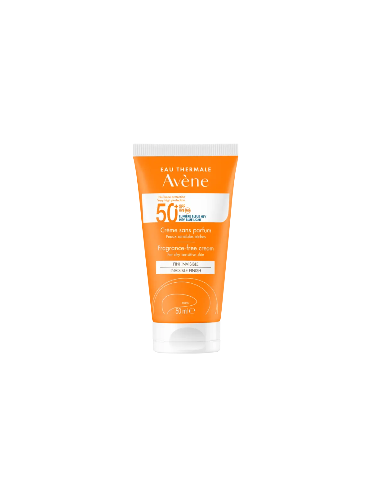 Avene solar crema spf 50+ sin perfume